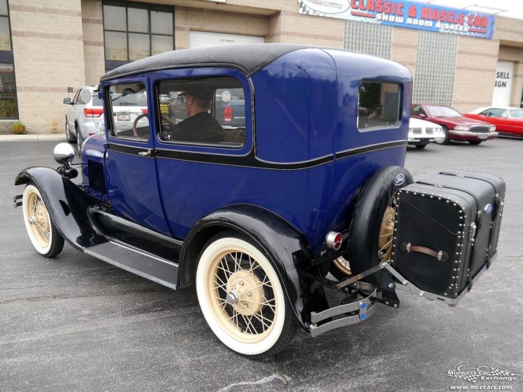 1928, Ford, Model a, Tudor, Sedan, Two, Door, Classic, Old, Vintage, Original, Usa,  04 HD Wallpaper Desktop Background