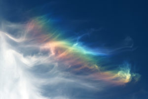 sky, Clouds, Rainbow, Spectrum, Color