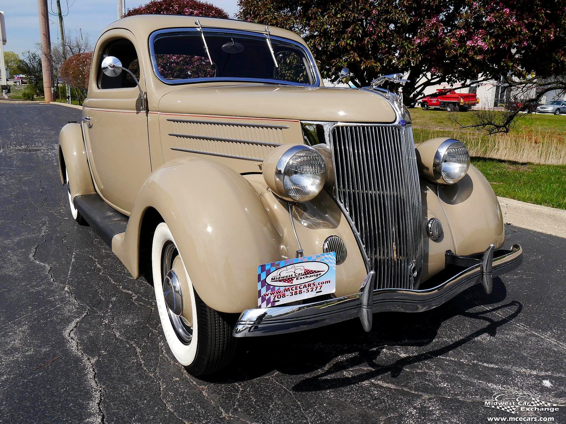 1936, Ford, Deluxe, Coupe, Three, Window, Classic, Old, Vintage, Original, Usa,  02 Wallpaper