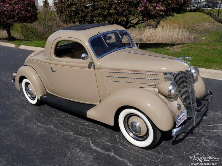 1936, Ford, Deluxe, Coupe, Three, Window, Classic, Old, Vintage, Original, Usa,  09 HD Wallpaper Desktop Background