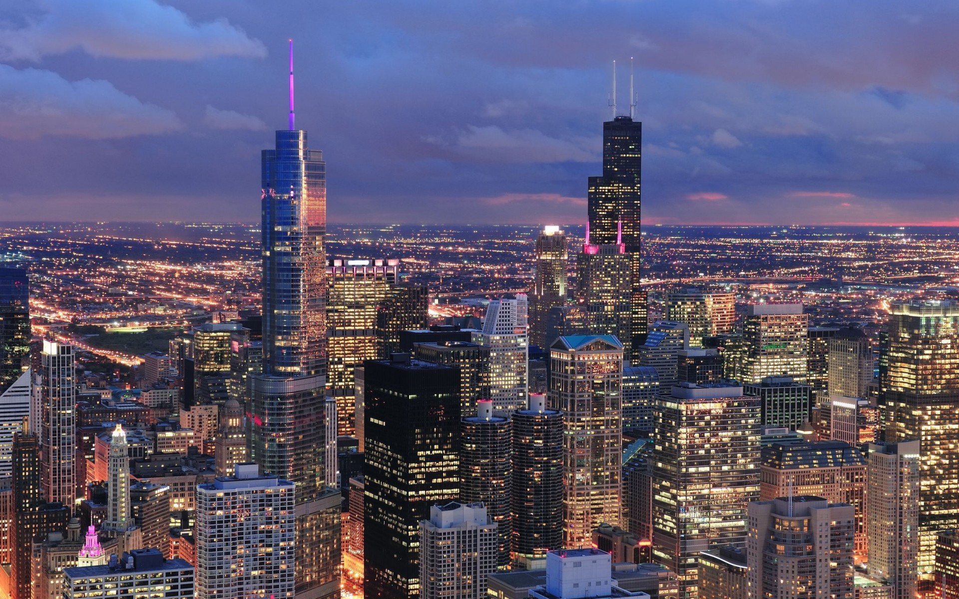 usa, Illinois, Chicago, Buildings, Skysrapers Wallpaper