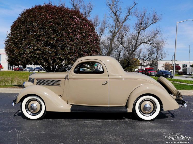 1936, Ford, Deluxe, Coupe, Three, Window, Classic, Old, Vintage, Original, Usa,  11 HD Wallpaper Desktop Background