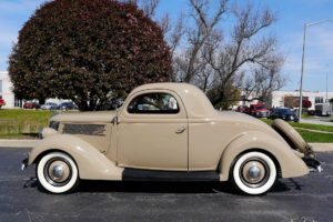 1936, Ford, Deluxe, Coupe, Three, Window, Classic, Old, Vintage, Original, Usa,  11