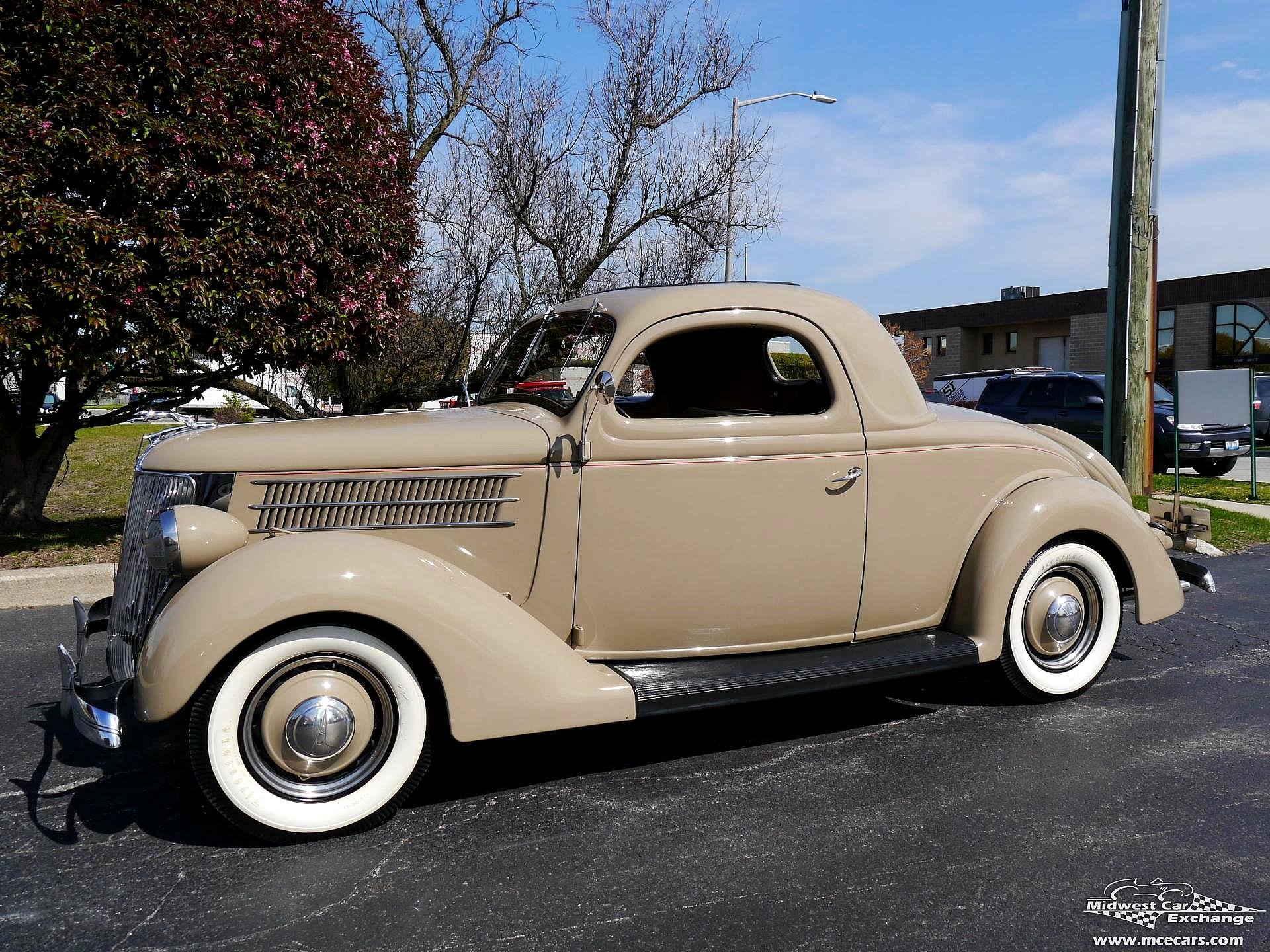 1936, Ford, Deluxe, Coupe, Three, Window, Classic, Old, Vintage, Original, Usa,  12 Wallpaper