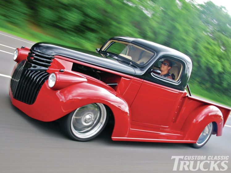 1946, Chevrolet, Checvy, Pickup, Lowered, Low, Hotrod, Streetrod, Hot, Rod, Street, Usa, 1600×1200 04 HD Wallpaper Desktop Background