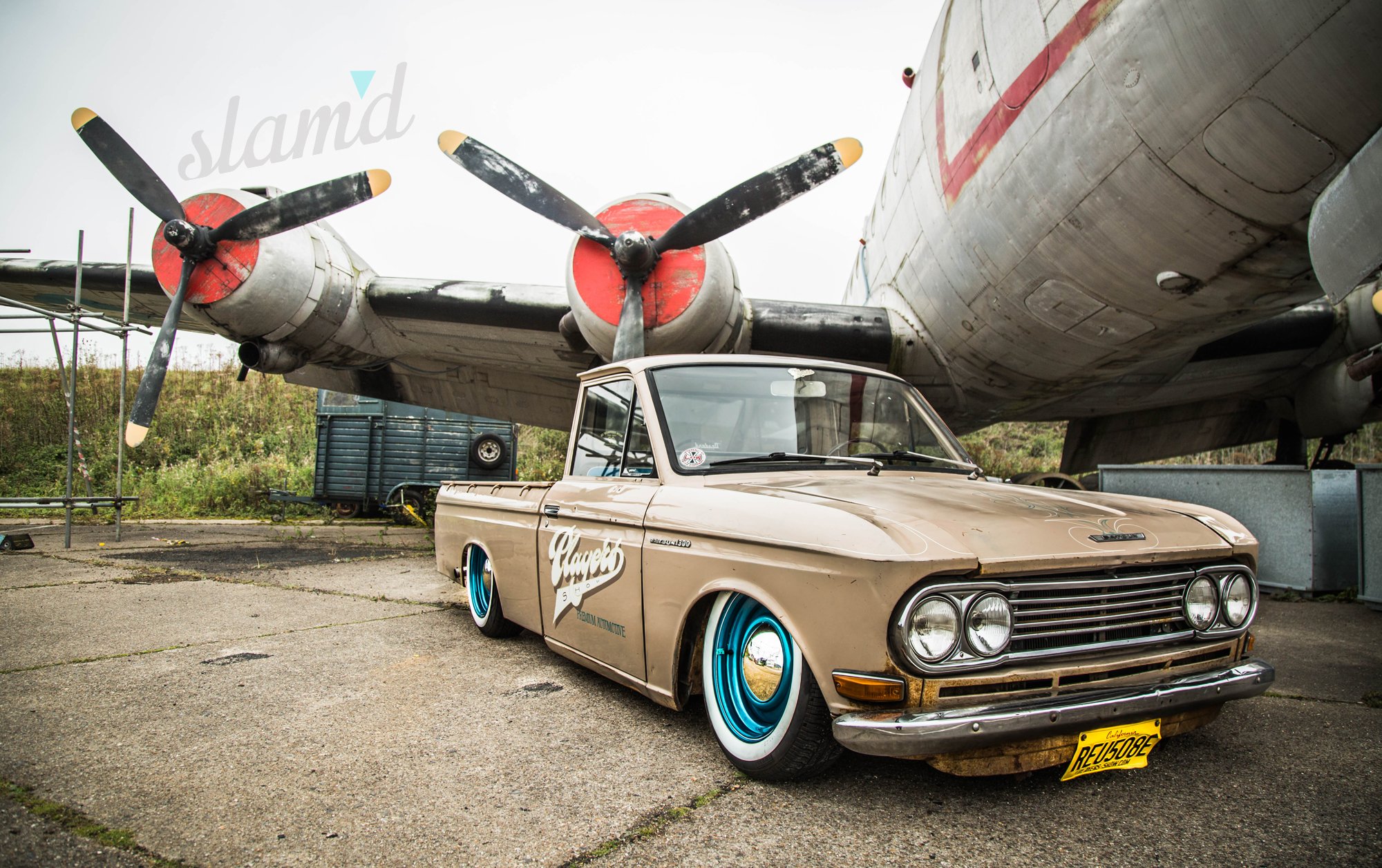 1966, Datsun, 520, Pickup, Lowrider, Truck, Nissan, Custom, Classic Wallpaper