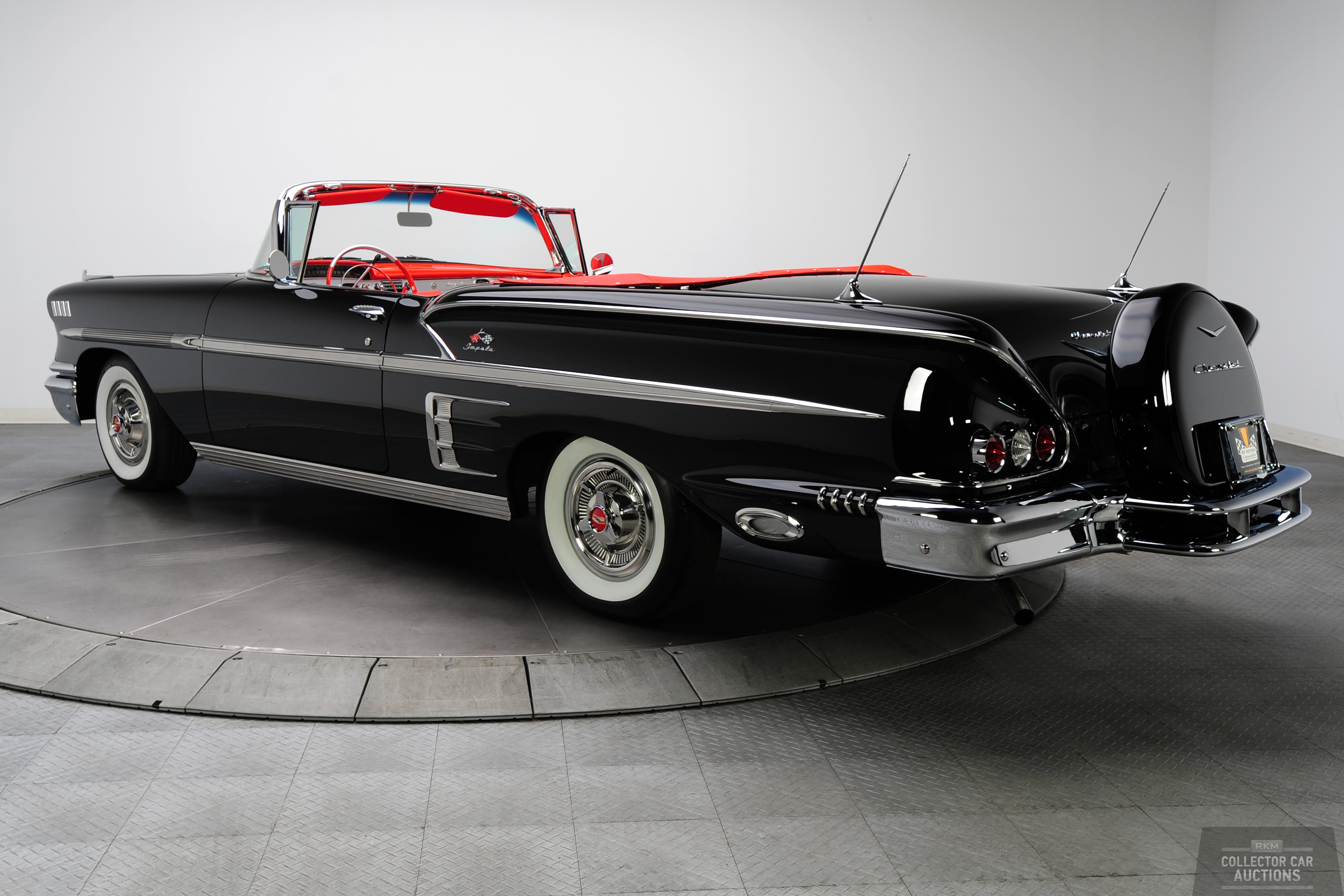 1958, Chevrolet, Impala, Convertible, 348, Tri power, Classic, Cars Wallpaper