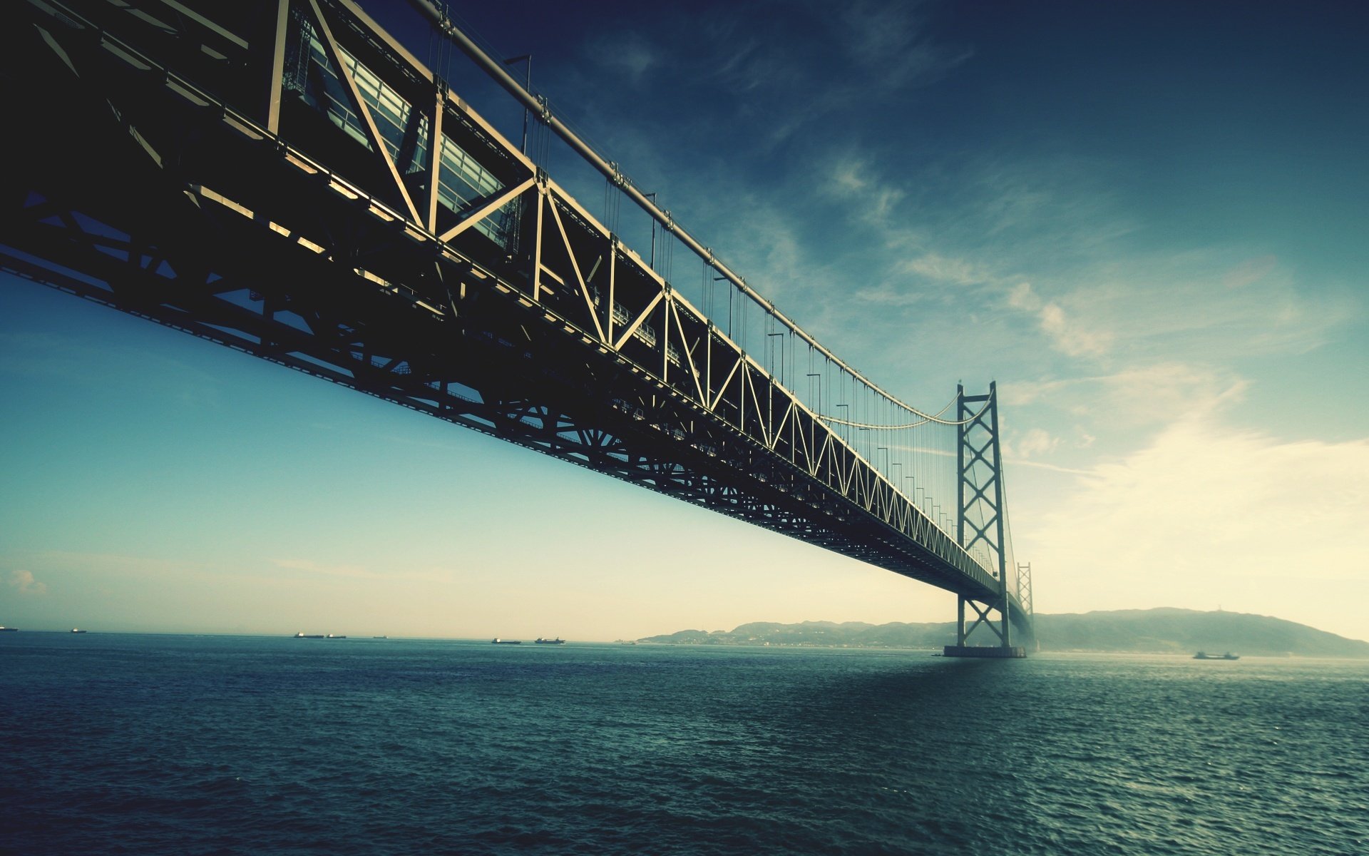 longest, Brigde, In, Sea Wallpaper