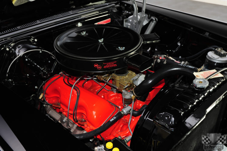 1958, Chevrolet, Impala, Convertible, 348, Tri power, Classic, Cars, Engine HD Wallpaper Desktop Background