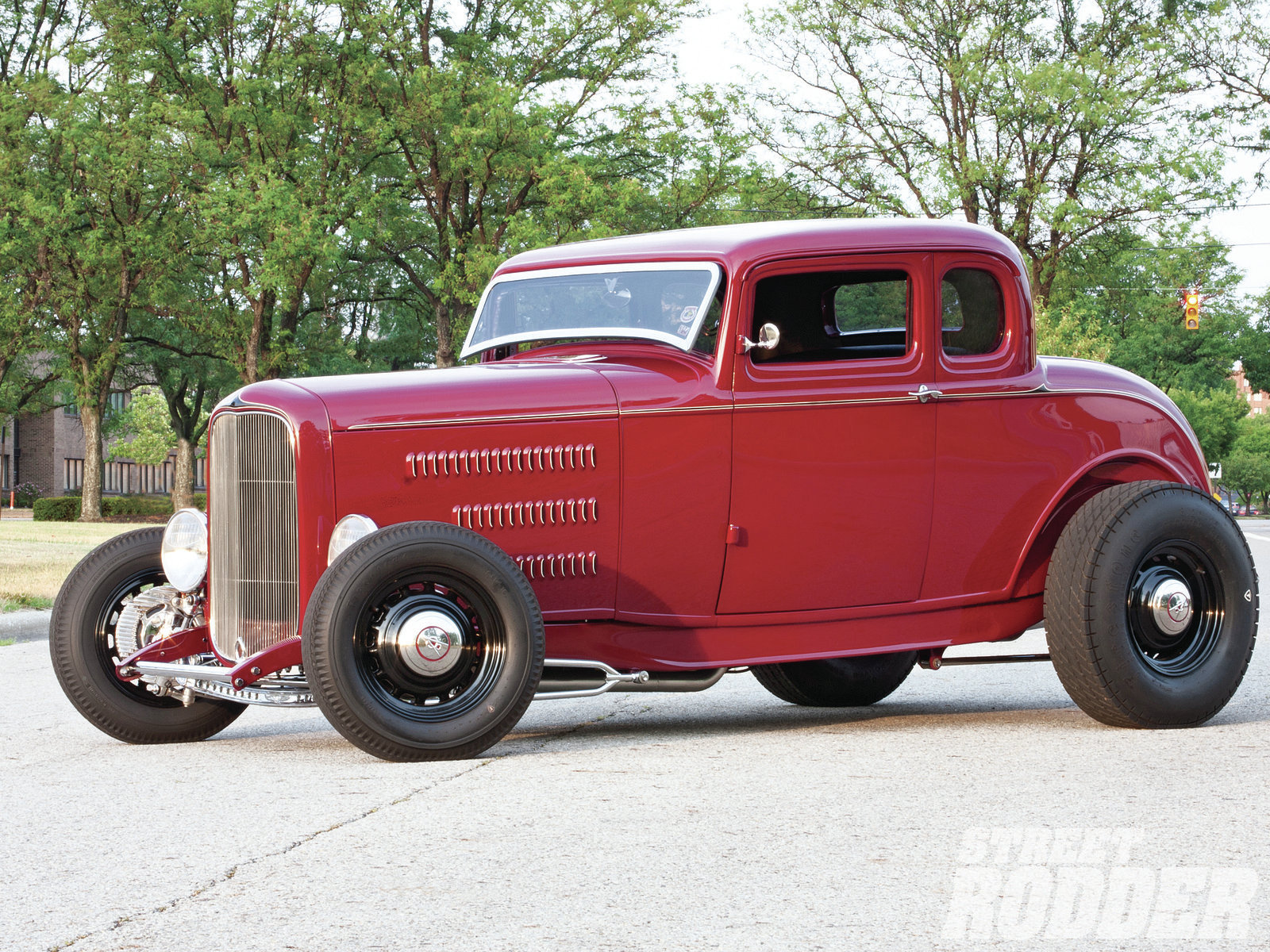 1932, Ford, Coupe, Retro, Classic, Cars, Hot, Rod Wallpaper