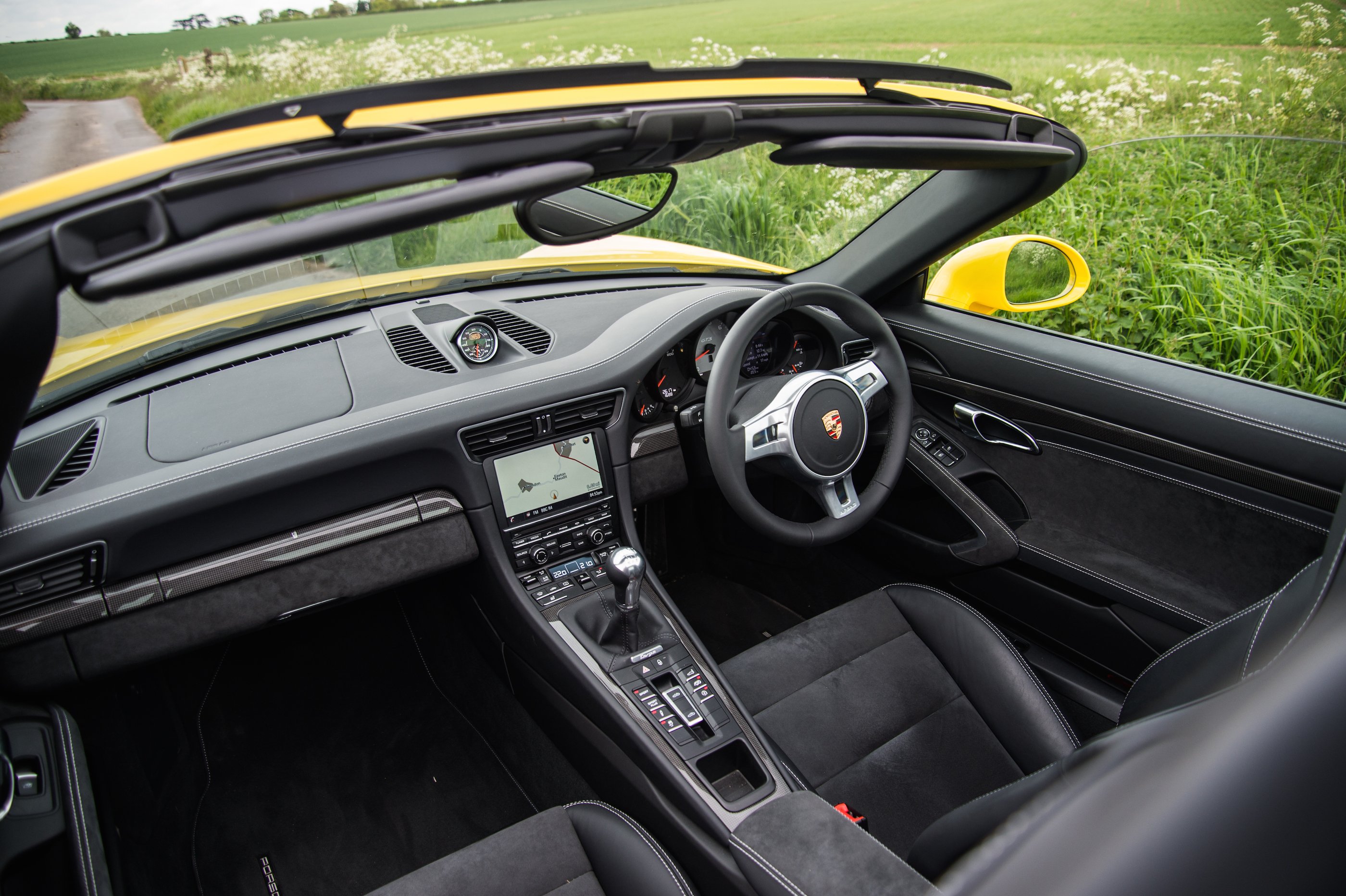 porsche, 911, Targa 4, Gts, Uk spec, 991, Cars, Yellow, 2015 Wallpaper