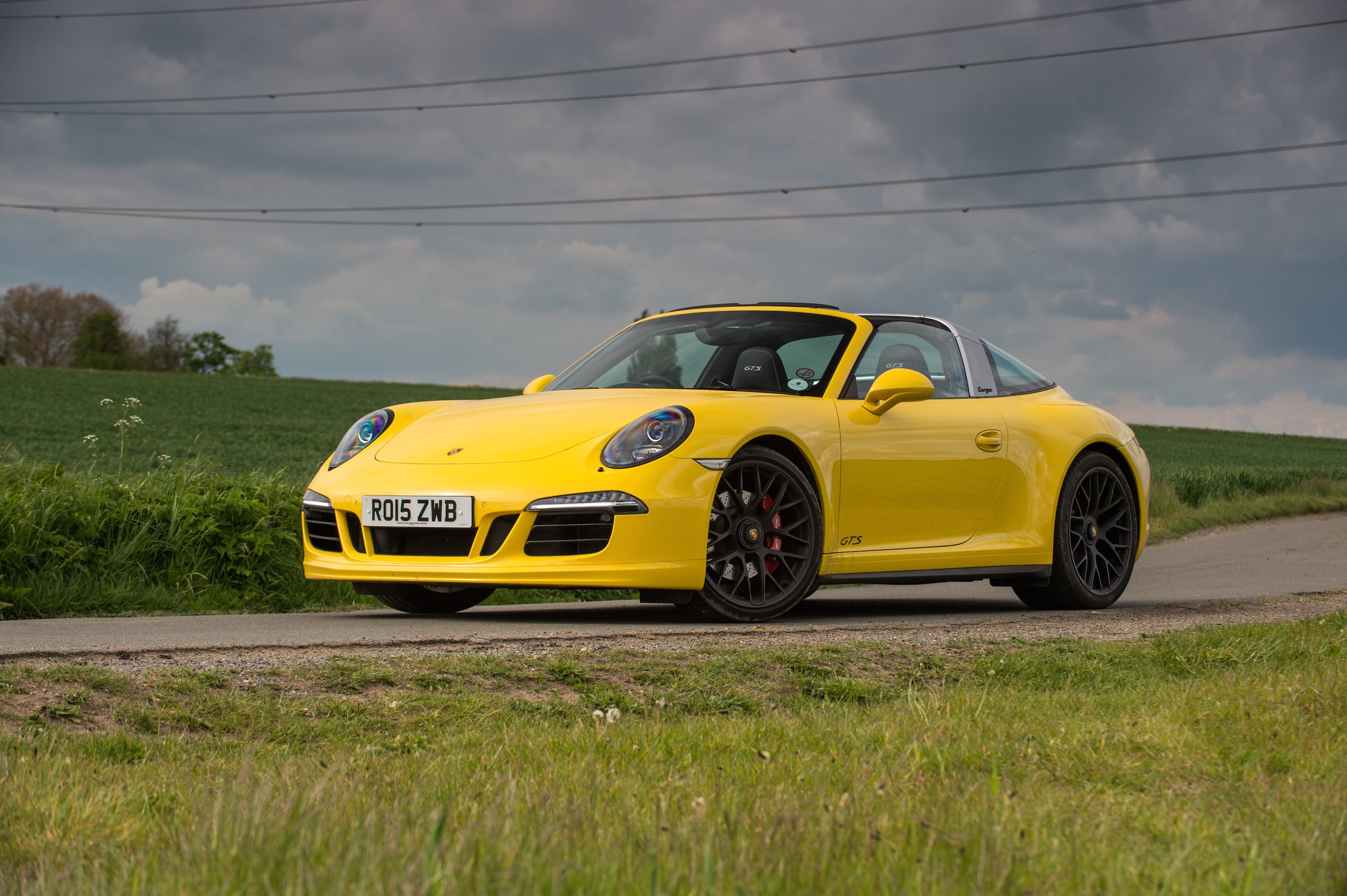 porsche, 911, Targa 4, Gts, Uk spec, 991, Cars, Yellow, 2015 Wallpaper