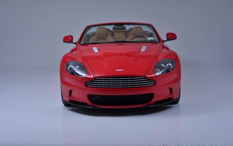 2010, Aston, Martin, Db9, Red, Cars, Volante HD Wallpaper Desktop Background