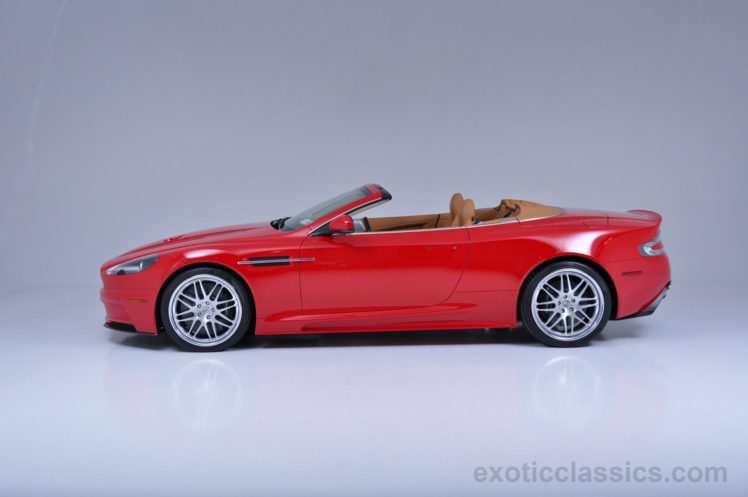 2010, Aston, Martin, Db9, Red, Cars, Volante HD Wallpaper Desktop Background