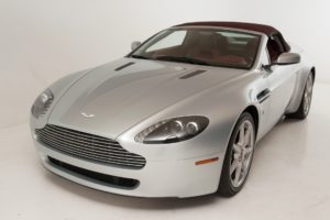 2007, Aston, Martin, V8, Vantage, Convertible, Cars, Silver