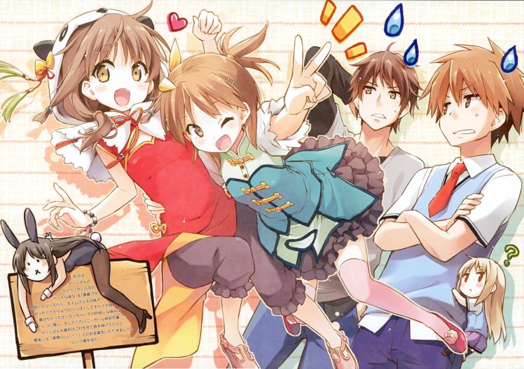 sakurasou, No, Pet, Na, Kanojo, Series, Anime, Characters HD Wallpaper Desktop Background