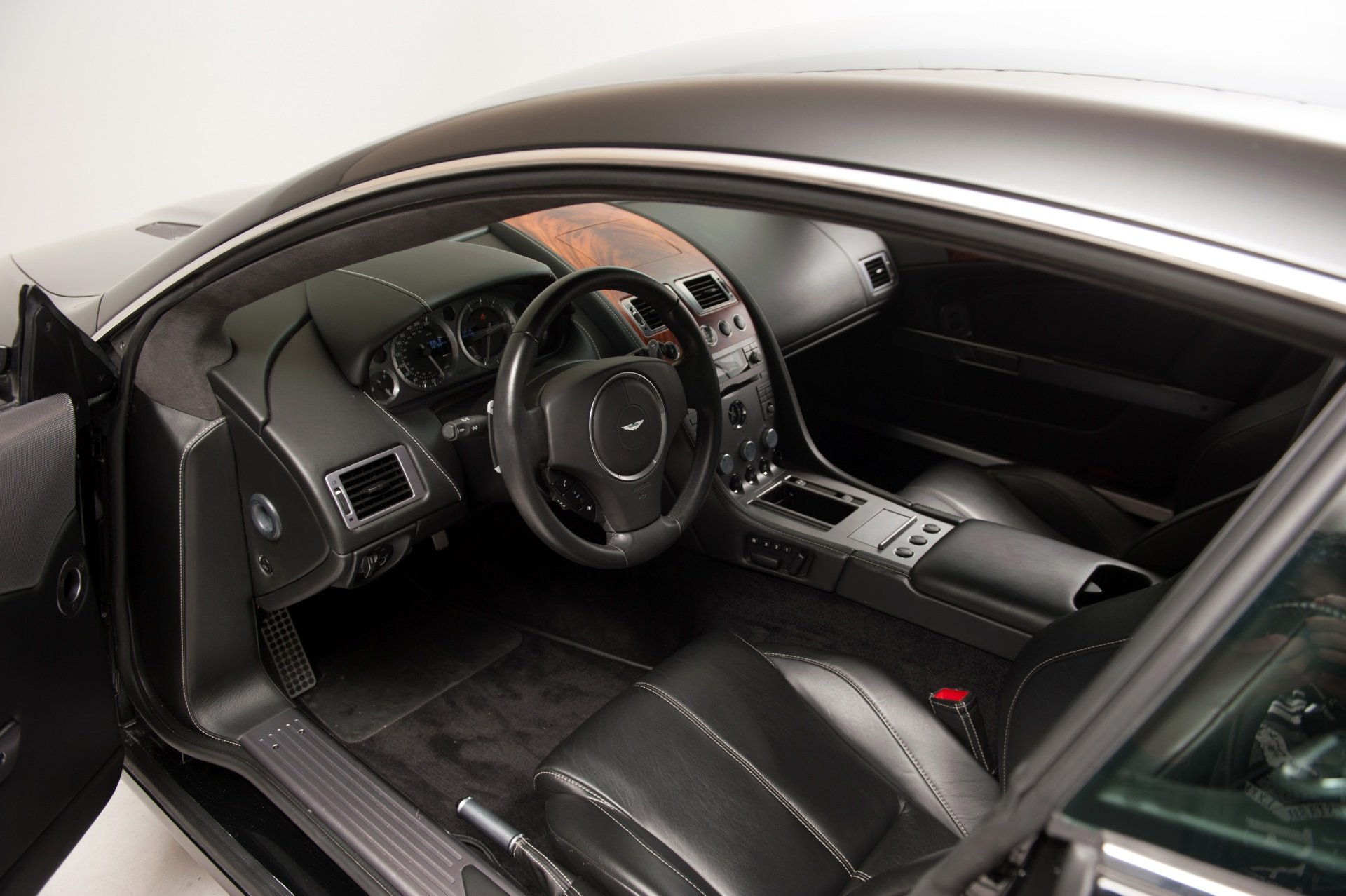 2007, Aston, Martin, Db9, Coupe, Cars, Black Wallpaper