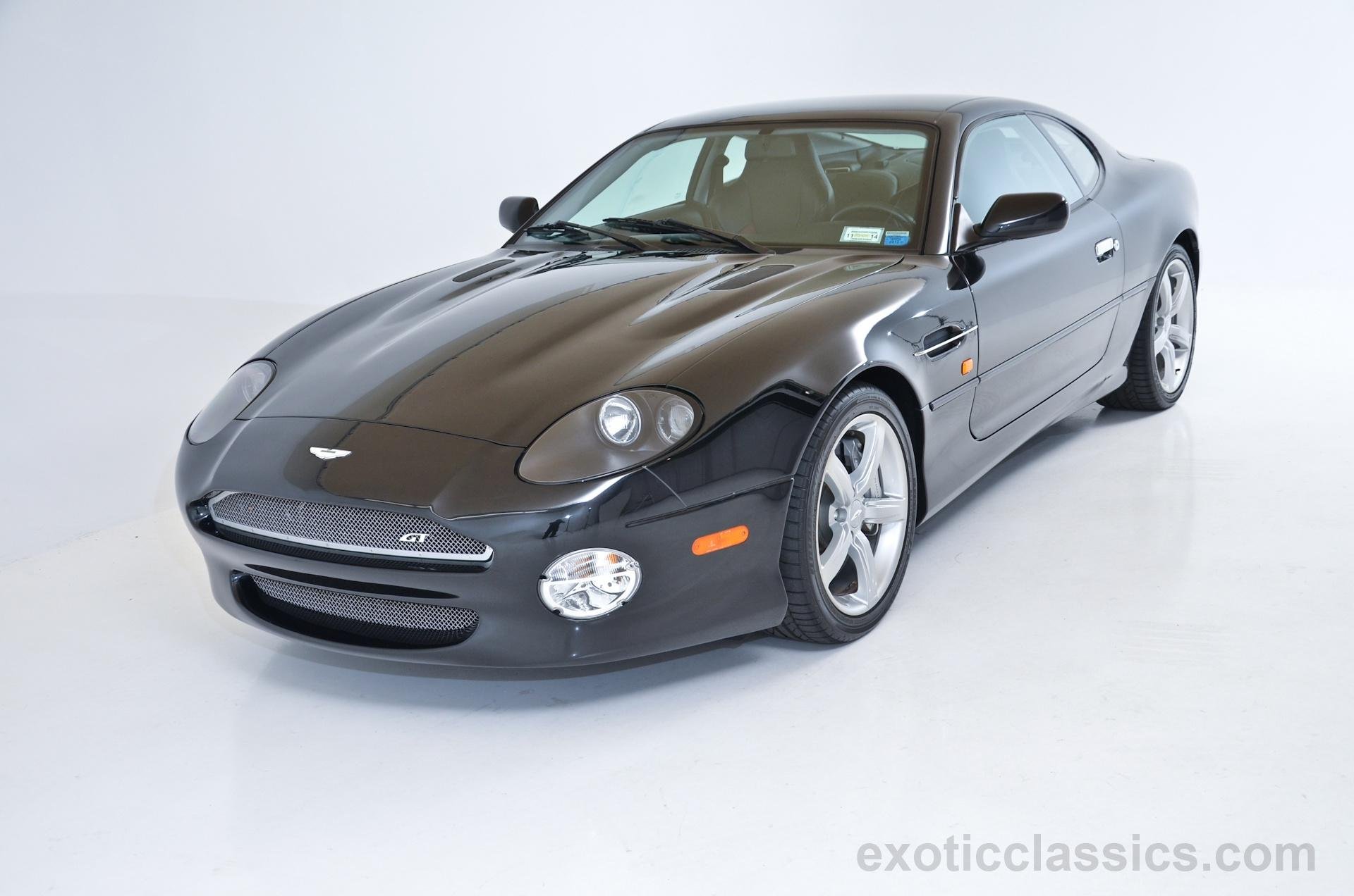 2003, Aston, Martin, Db7, Coupe, Gt, Black Wallpaper