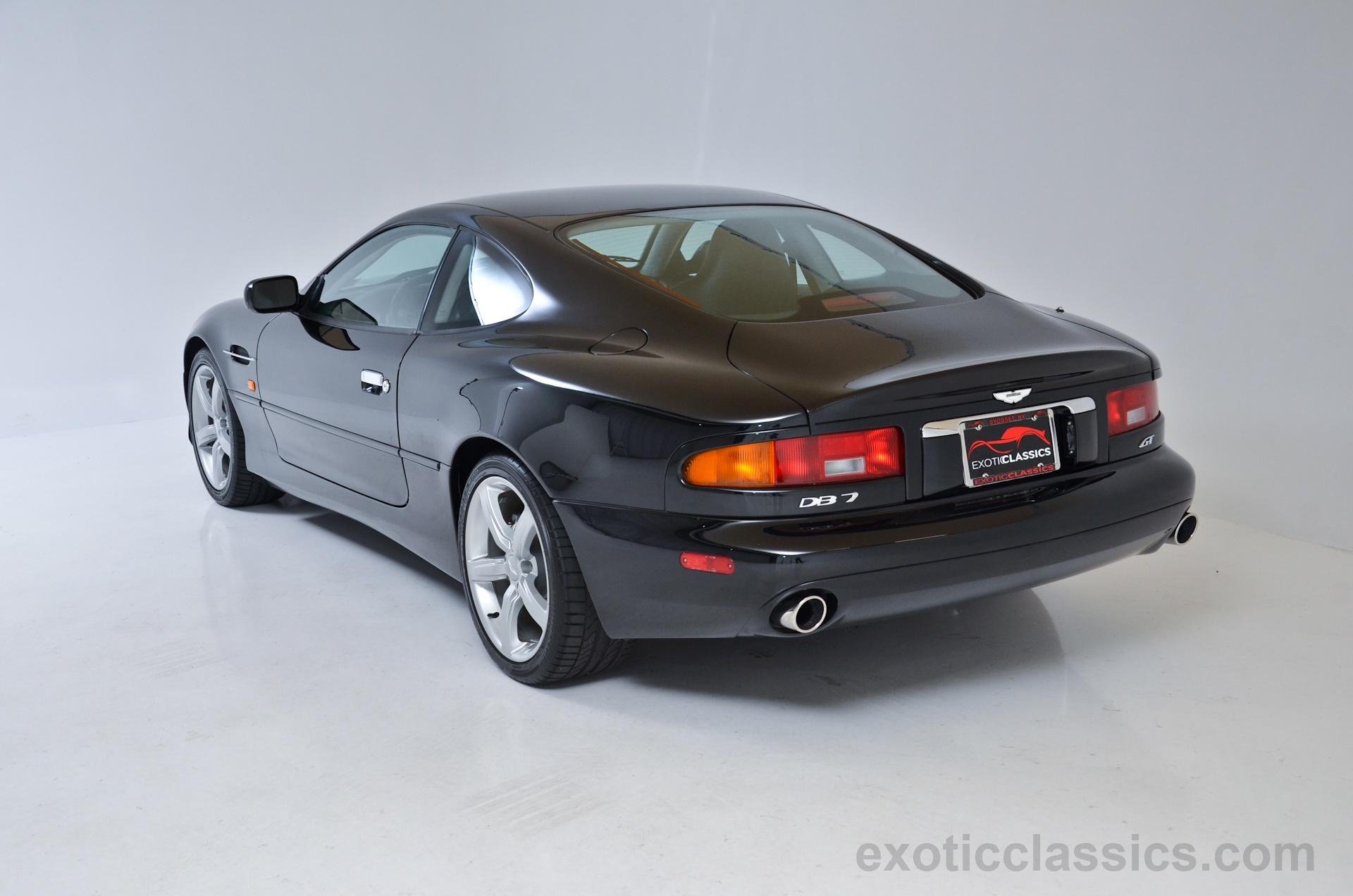 2003, Aston, Martin, Db7, Coupe, Gt, Black Wallpaper