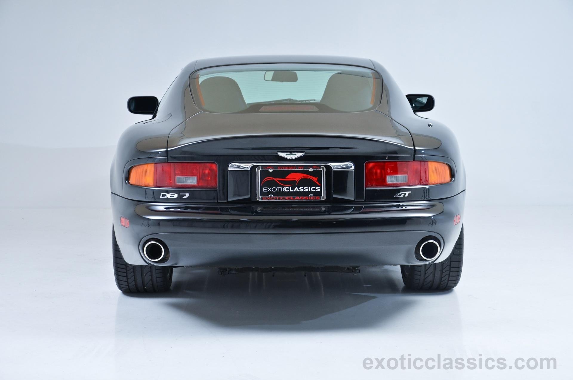2003, Aston, Martin, Db7, Coupe, Gt, Black Wallpaper