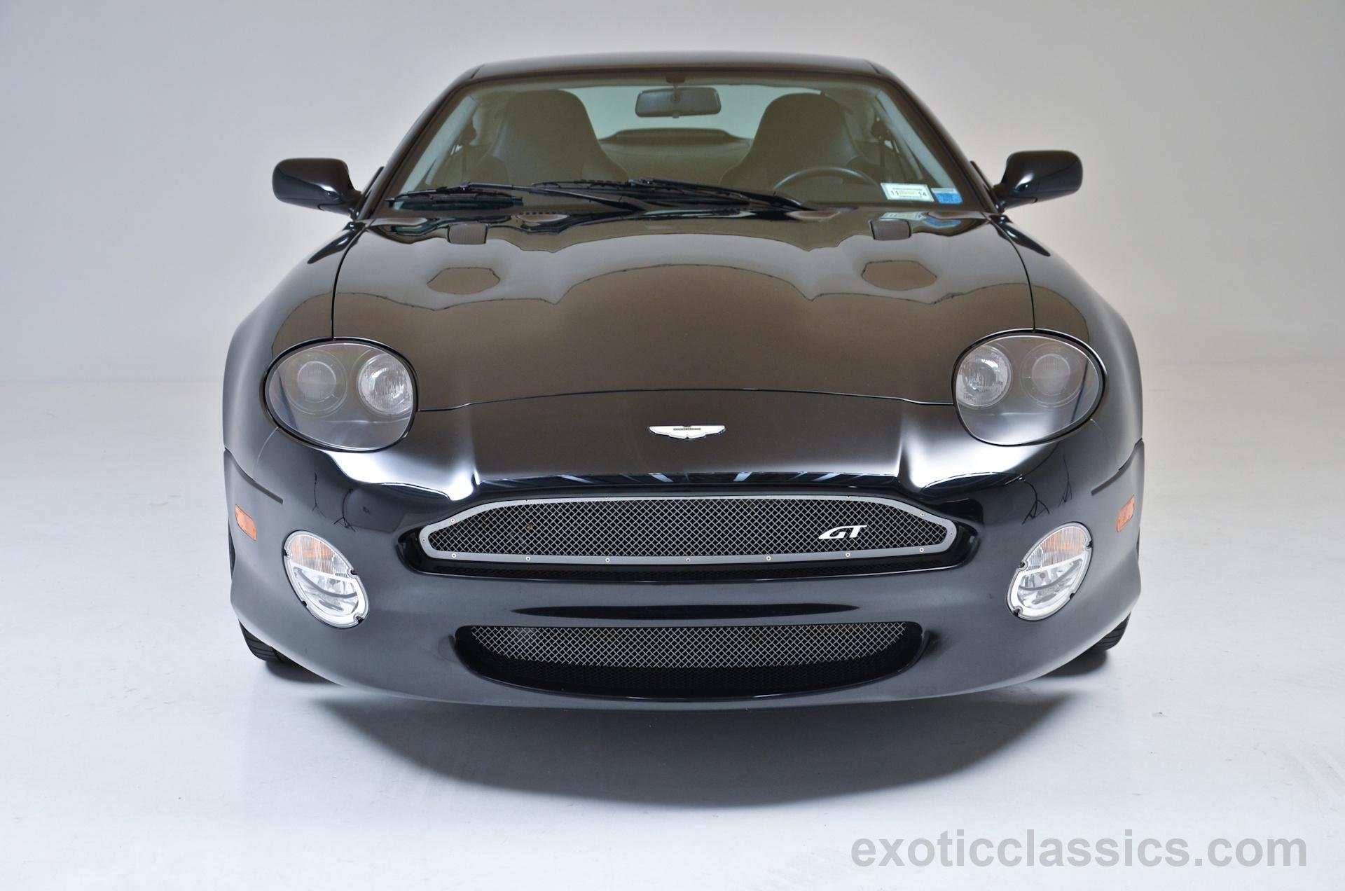 2003, Aston, Martin, Db7, Coupe, Gt, Black Wallpaper