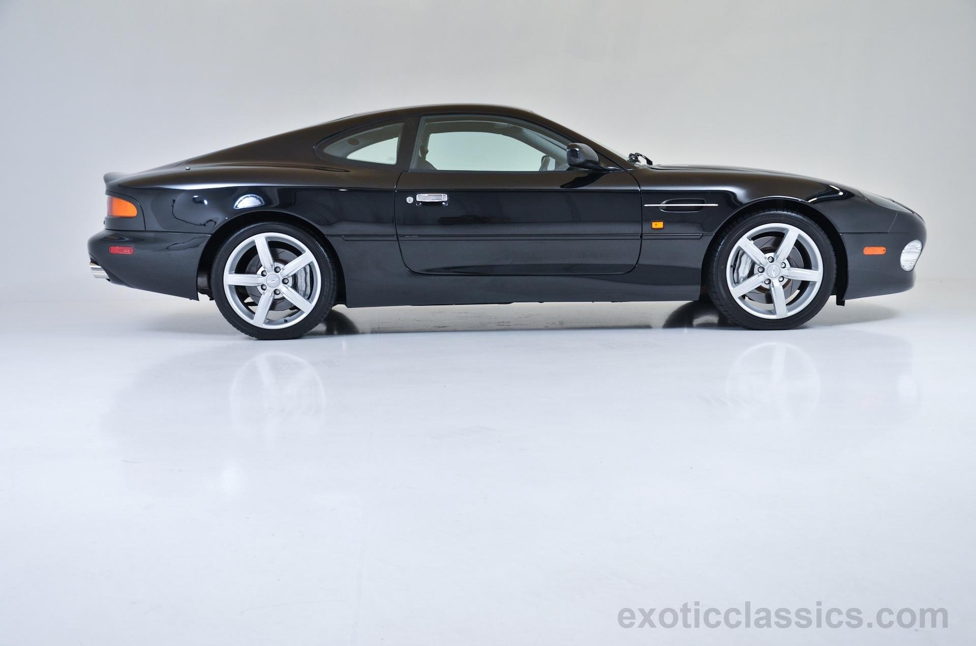 2003, Aston, Martin, Db7, Coupe, Gt, Black Wallpaper