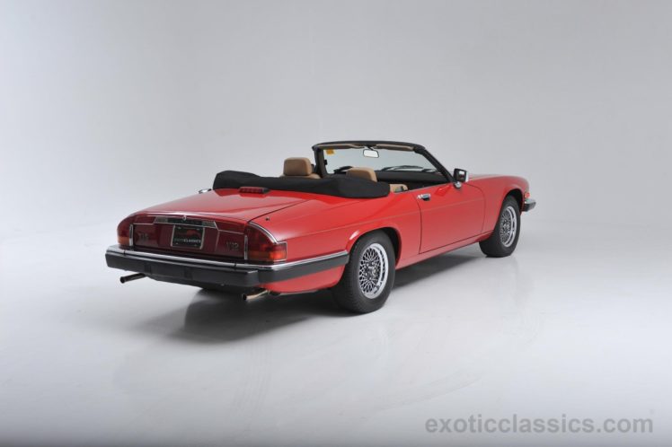 1989, Jaguar, Xjs, Convertible, V12, Cars, Red HD Wallpaper Desktop Background