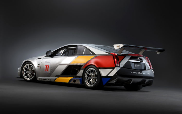 2011, Cadillac, Cts v, Coupe, Racecar, Race, Cars HD Wallpaper Desktop Background