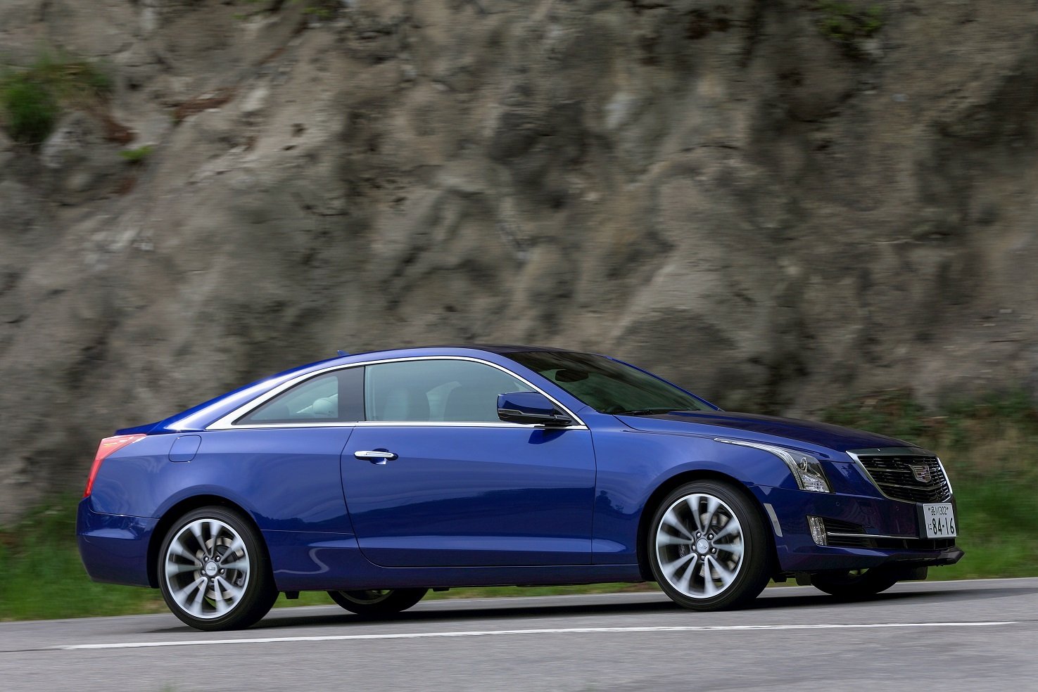 cadillac, Ats, Coupe, Jp spec, 2014, Cars, Blue Wallpaper