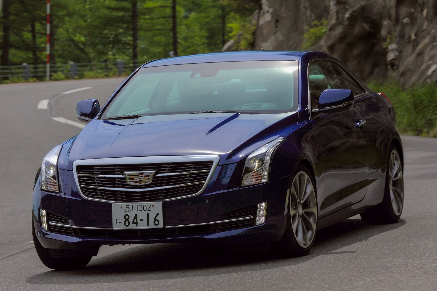 cadillac, Ats, Coupe, Jp spec, 2014, Cars, Blue Wallpaper