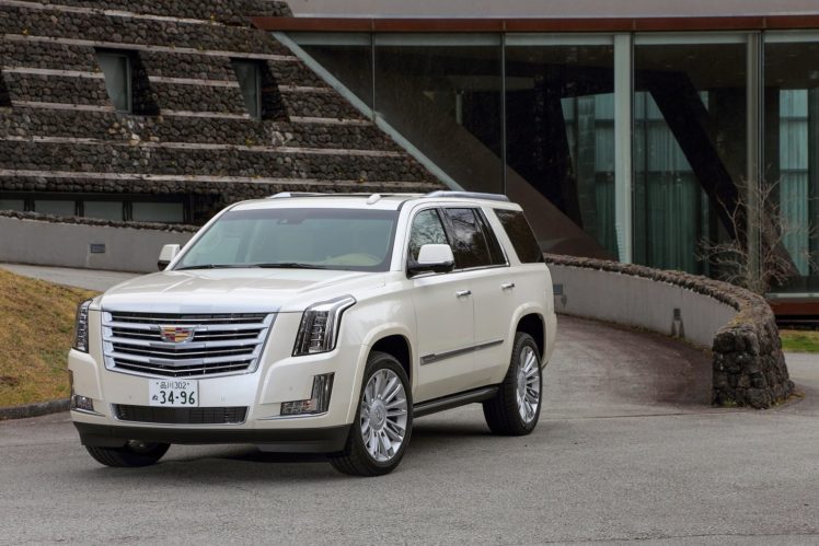 cadillac, Escalade, Platinum, Jp spec, Cars, Suv, White, 2015 HD Wallpaper Desktop Background