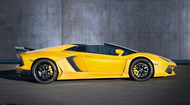 hamann, Lamborghini, Aventador, Roadster, Limited, Modified, Cars, Yellow HD Wallpaper Desktop Background