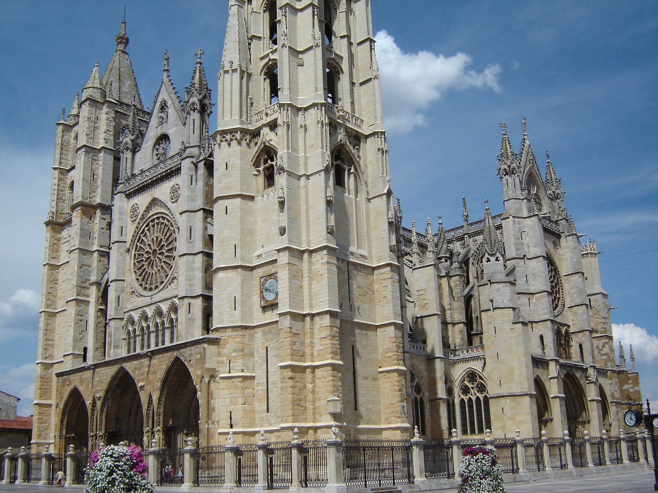 catedral, Leon, Espaa Wallpaper