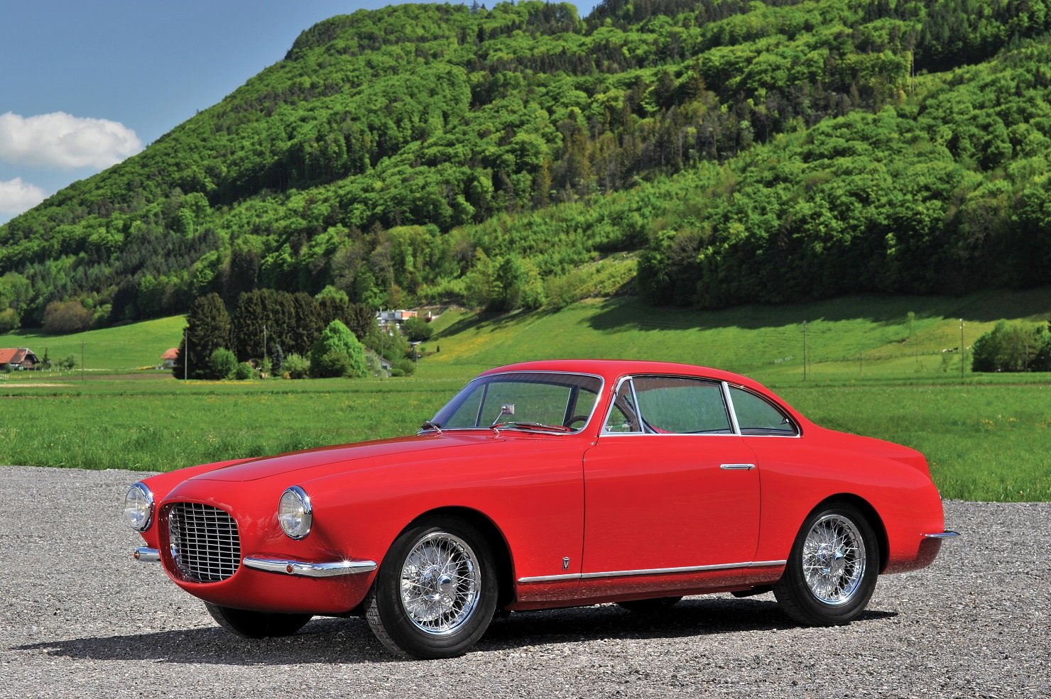 fiat, 8v, Coupe, 1953, Vignale, Red, Cars, Classic Wallpaper