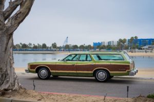1974, Ford, Ltd, Country, Squire, Station, Wagon, Green, Cars, Classic