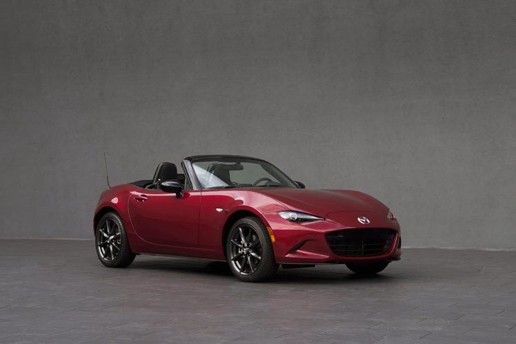 2016, Mazda, Mx 5, Miata, Us spec, Cars, Roadster, Red, 2015 HD Wallpaper Desktop Background