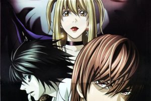 anime, Red, Eyes, Death, Note, Series, L, Character, Light, Yagami, Character, Misa, Amane