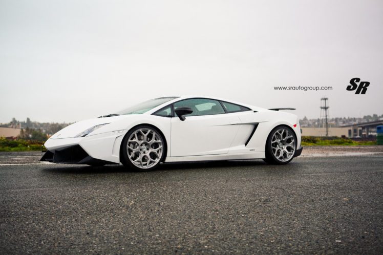 white, Lamborghini, Lp560, Hre, Tuning, Wheels, Car HD Wallpaper Desktop Background