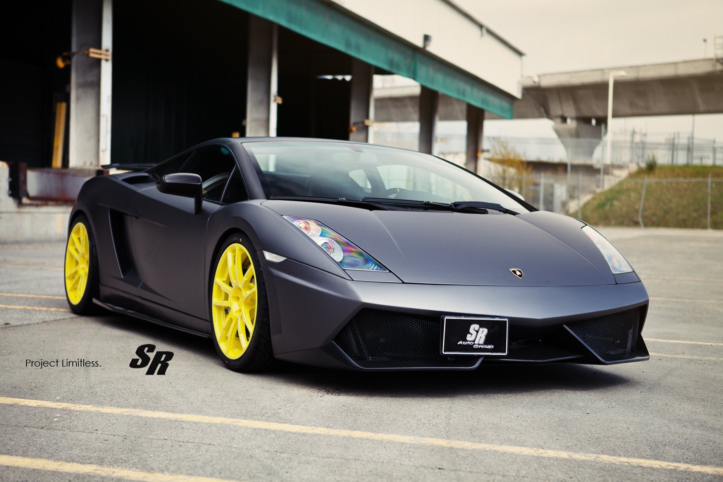 lamborghini, Gallardo, Black, Black, Mat, Cars, Pur, Wheels, Tuning Wallpaper