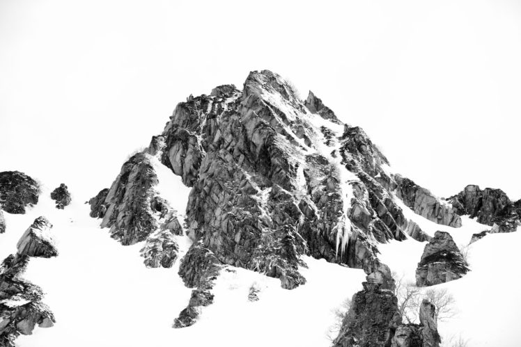 rock, Snow, Nature, Mountain, Winter HD Wallpaper Desktop Background