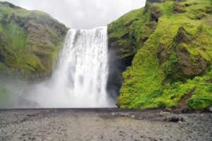 cascade, Waterfall, Iceland, Skogafoss, Waterfall, Skogafoss