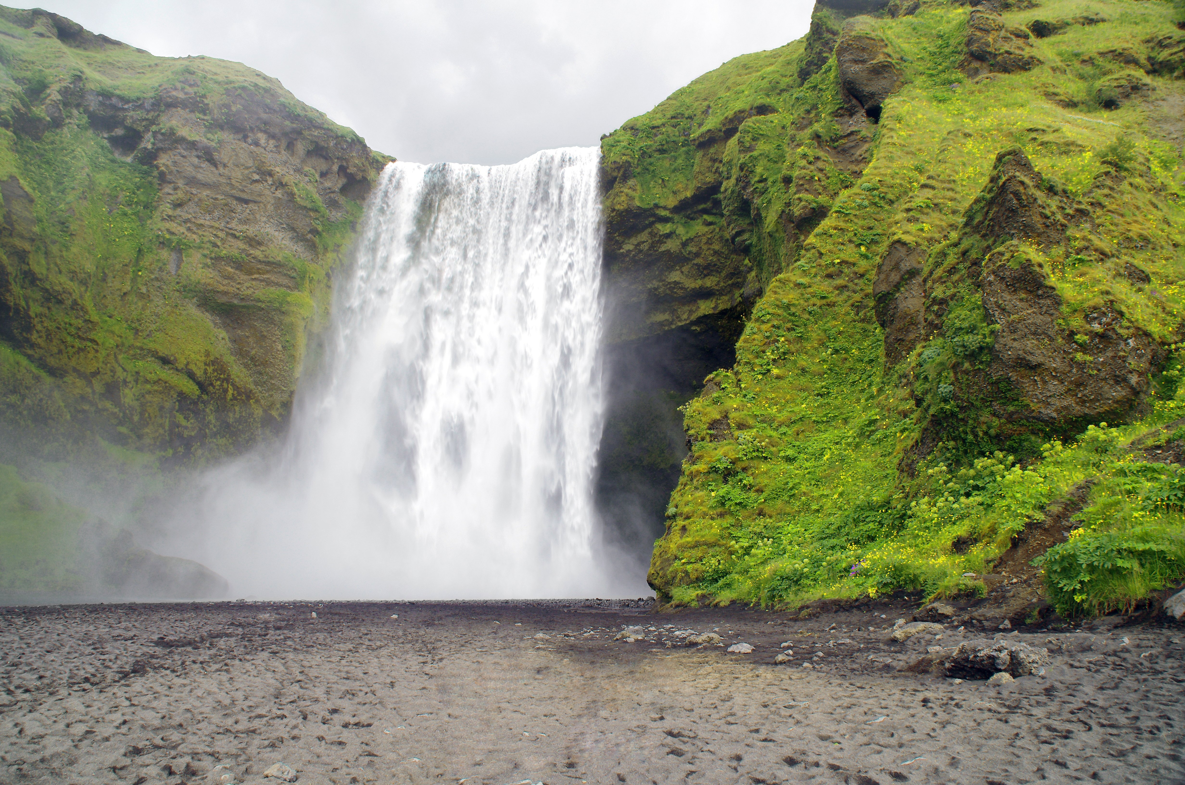cascade, Waterfall, Iceland, Skogafoss, Waterfall, Skogafoss Wallpaper