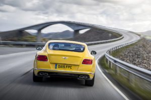 2016, Bentley, Continental gt, Coupe, Cars, Yellow
