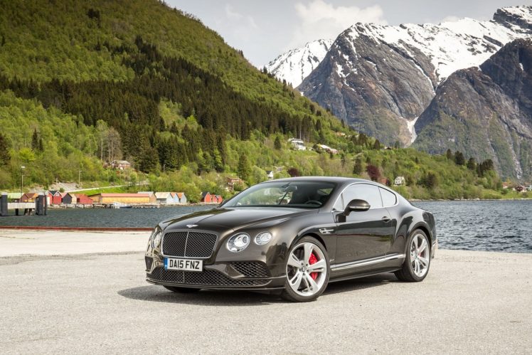 2016, Bentley, Cars, Continental gt, Speed, Coupe, Black HD Wallpaper Desktop Background