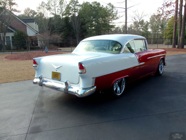 1955, Chevrolet, Bel, Air, 350ci, 4 speed, Auto, Hot, Rod, Classic, Cars HD Wallpaper Desktop Background