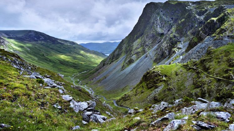 road, Nature, Mountain, Hill, Landscape HD Wallpaper Desktop Background