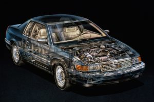 1992, Cadillac, Eldorado, Touring, Coupe, Cars, Cutaway