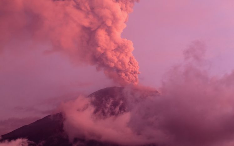 stratovolcano, Ash, Cloud, Eruption, Volcano, Ecuador, Cordillera, Oriental, Tungurahua HD Wallpaper Desktop Background