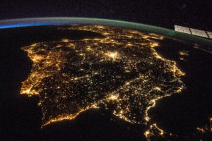 spain, Iberian, Peninsula, Night, Nasa, Strait, Of, Gibraltar, Andorra, Portugal, Space, Earth, Night, Lights