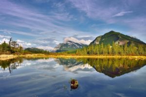 reflection, Lake, Landscape, Nature